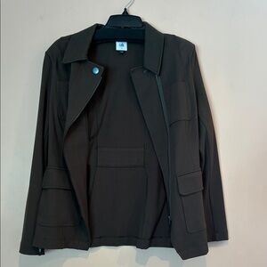 CAbi Dark Brown Utility Jacket Academy Blazer style #4120